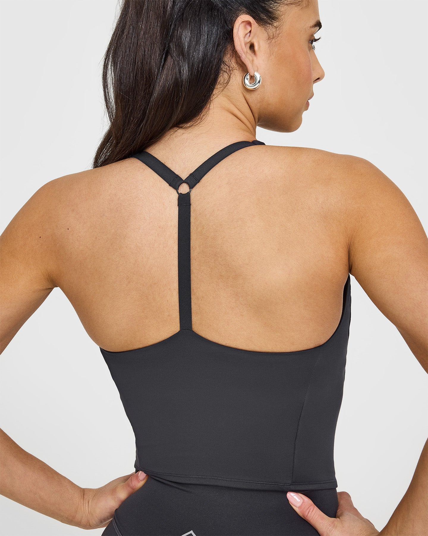 Timeless Square Neck Mid Vest for Women - Elegant & Versatile Layering Piece | Perfect for Office, Casual Outfits & Fall Fashion | Coal Color