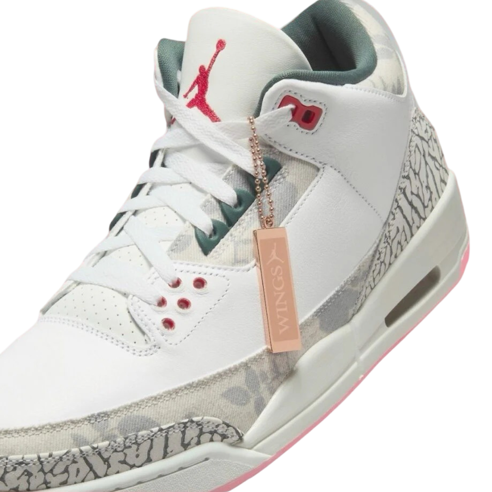 Air Jordan 3 Retro Wings White Fire Red Off-White Basketball Shoes - Men's Sneakers for Casual Wear & Street Fashion