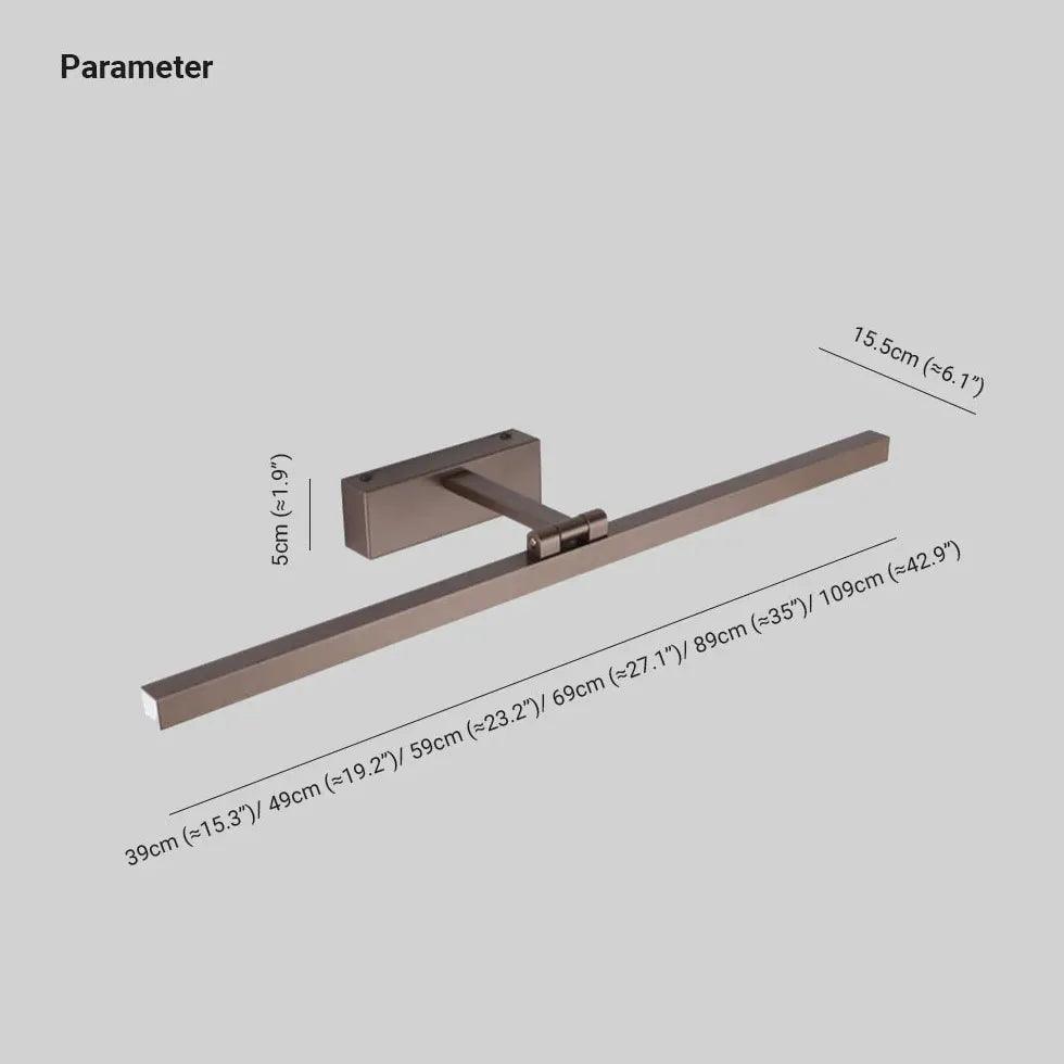 Slim LED Bathroom Mirror Lights - Modern Vanity Lighting for Makeup & Shaving - Waterproof & Energy-Efficient Bathroom Decor