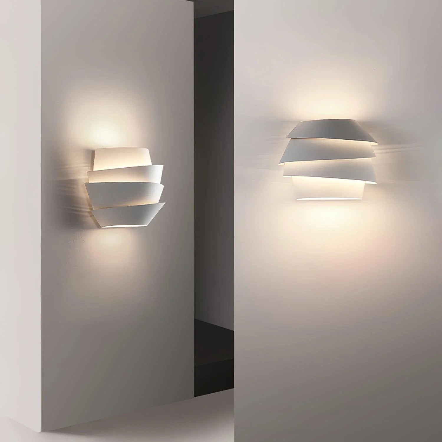 Nordic Pine Cone Wall Lamp - Modern Wooden LED Wall Light for Bedroom, Living Room, and Hallway - Warm White Dimmable Lighting for Cozy Home Decor