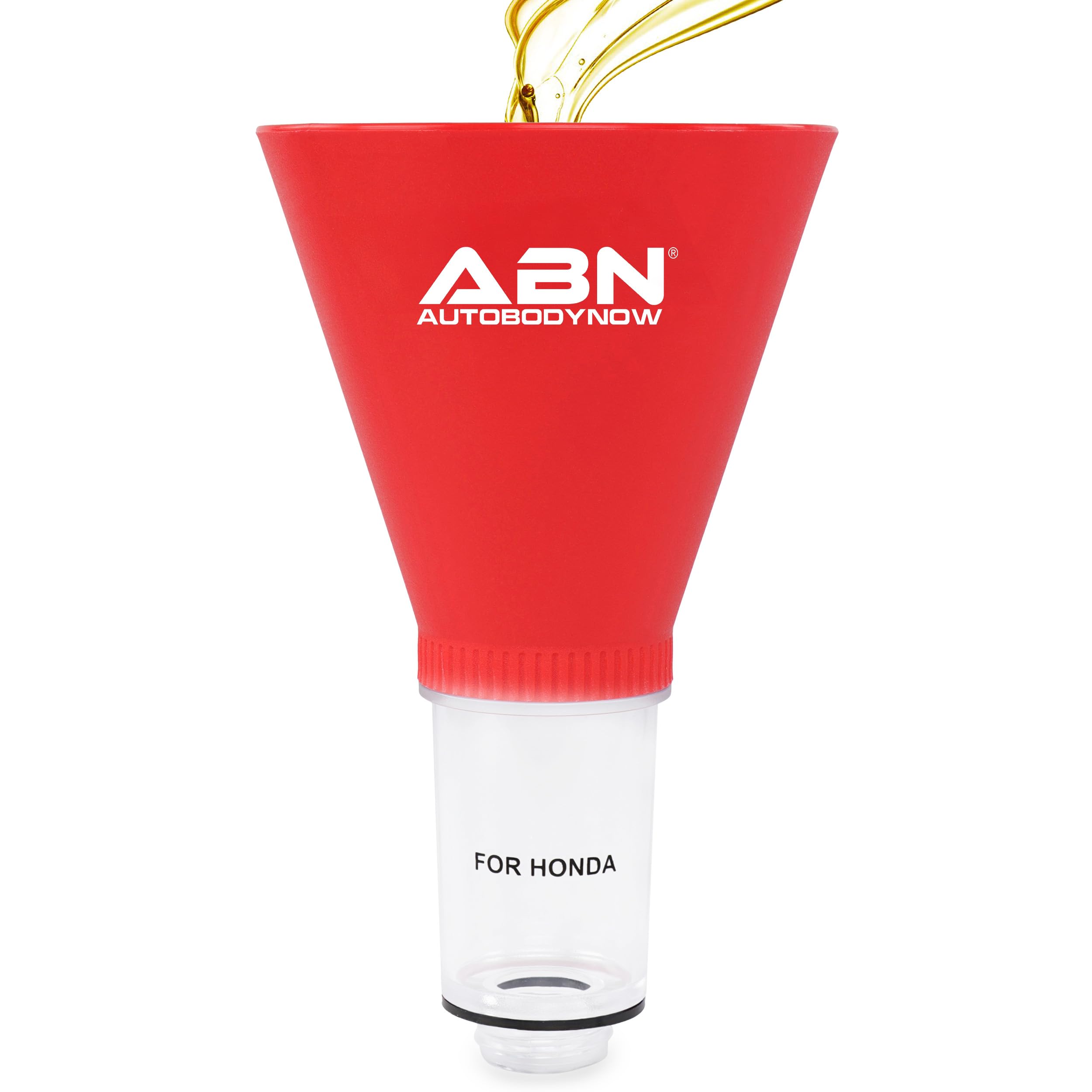 ABN Automotive Oil Funnel - No Spill Engine Oil Funnel for Honda, Nissan, Toyota & More | Perfect for DIY Oil Changes, Fluid Transfers & Maintenance