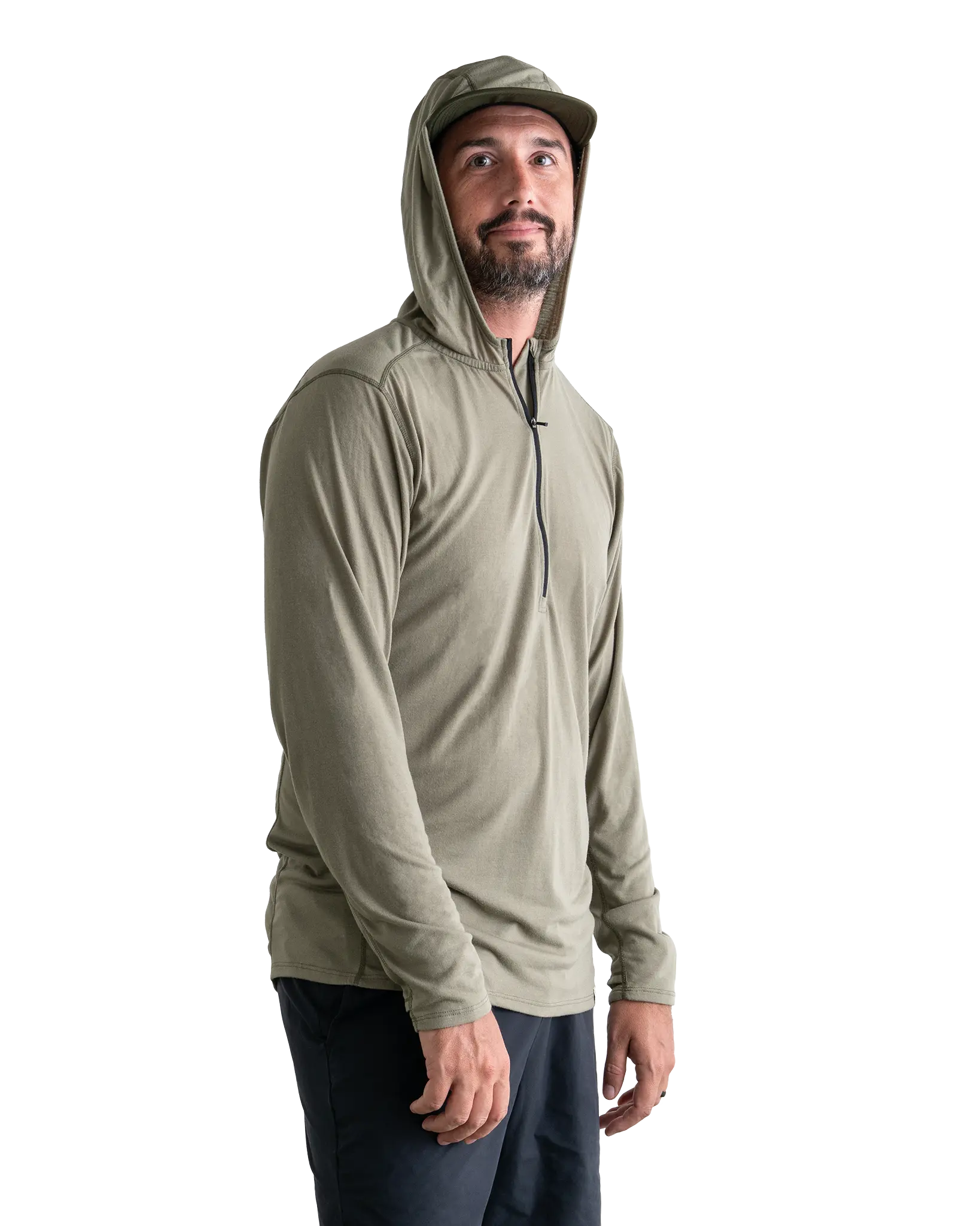 The Mirage Merino Sun Hoody - UPF 50+ UV Protection, Lightweight & Breathable Merino Wool Shirt for Hiking, Running & Outdoor Adventures