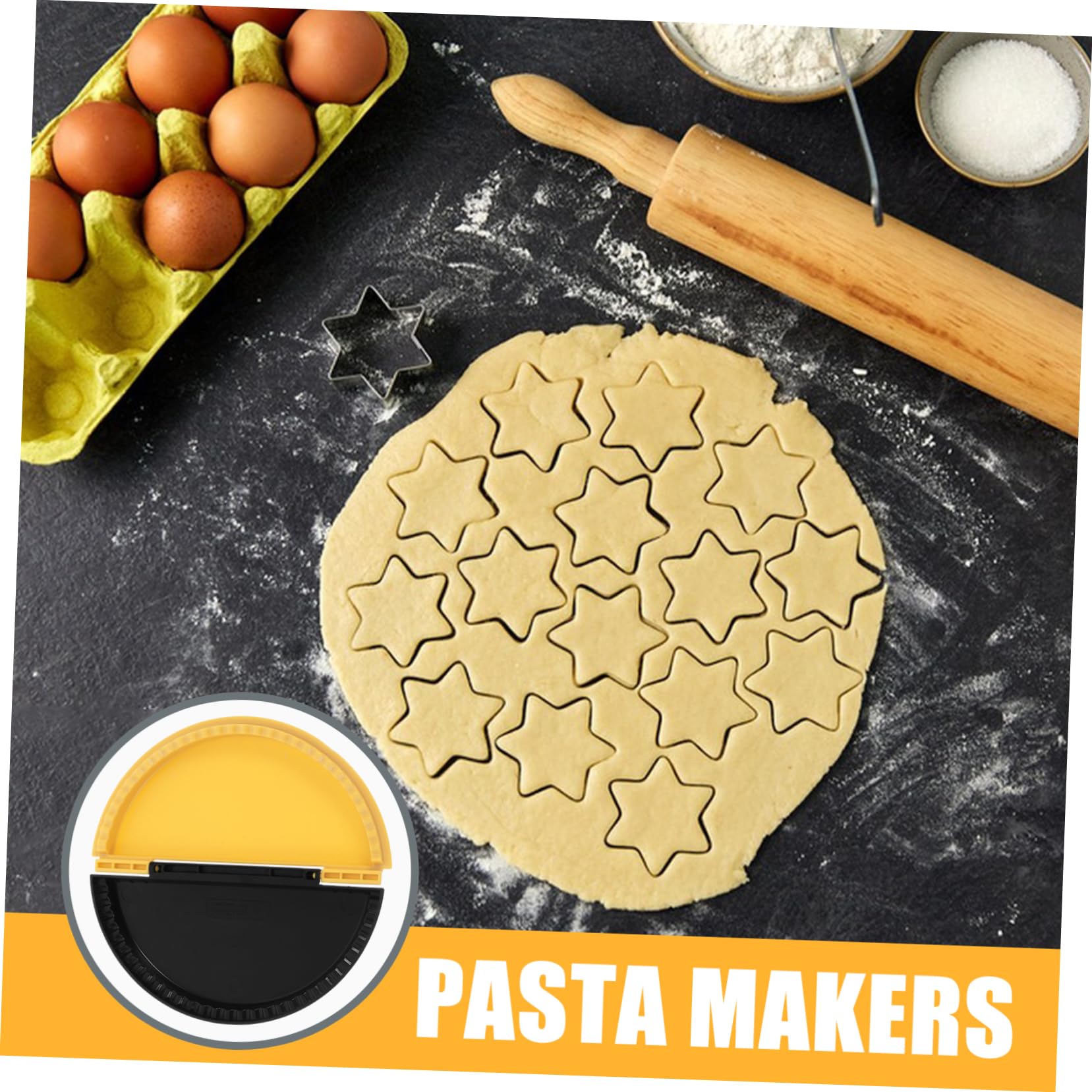 Empanada Maker & Dumpling Press Tool - Plastic Hand Pie Press for Sandwiches, Ravioli, Pierogi - Dough Pressing Device for Homemade Dumplings, Empanadas & Hand Pies - Perfect for Baking, Cooking & Meal Prep