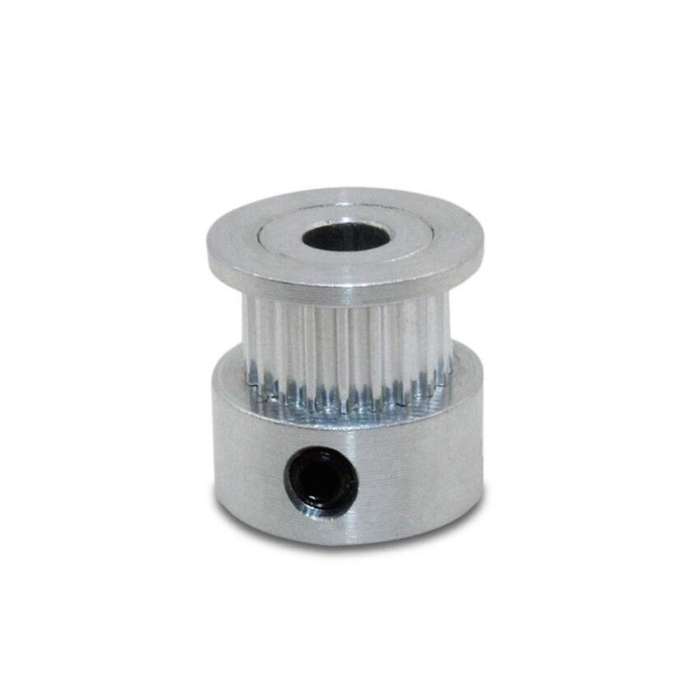2GT-20T Timing Belt Pulley 6.35mm Bore for 6mm Width Belt - Compatible with 3D Printers, CNC Machines, and RepRap Projects | High Precision Power Transmission Component for DIY Robotics and Automation Systems