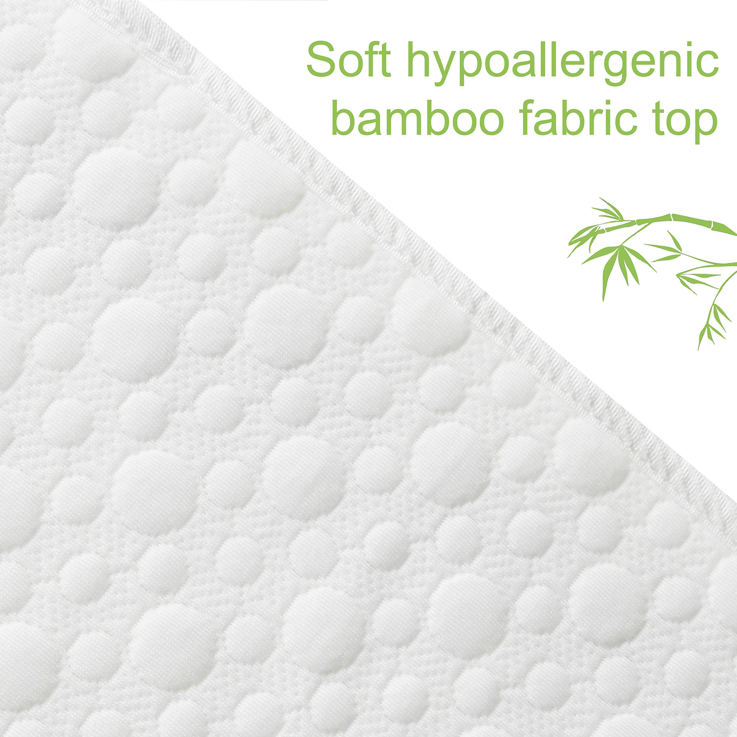 12 Inch Bed Bridge for Split King Adjustable Beds - Twin to King Gap Filler - Hypoallergenic White Fabric - Thin Strapless Design for Comfortable Sleep - Perfect for Couples with Different Mattress Preferences