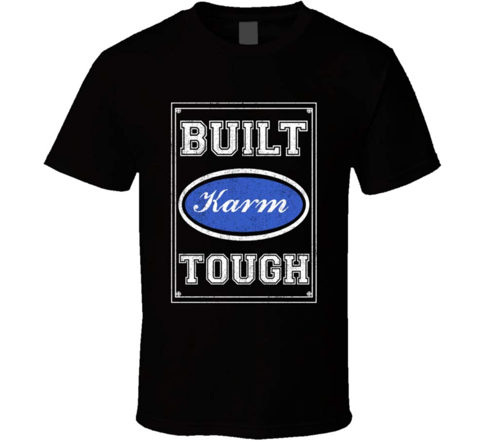 Built Karm Tough T-Shirt for Car Lovers & Family Reunions - Durable Casual Wear