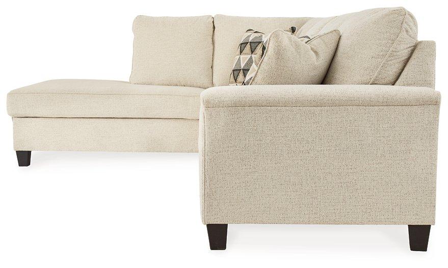 Abinger 2-Piece Sleeper Sectional Sofa with Chaise Lounge - Modern Convertible Sleeper Couch for Living Room, Guest Room & Small Spaces