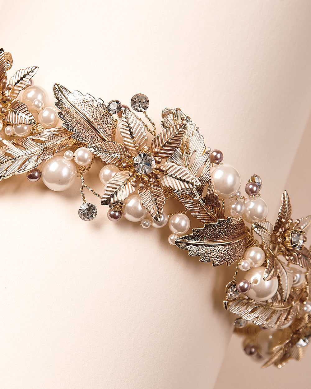 Priya Leaf Headband - Elegant Floral Hair Accessory for Women & Girls | Perfect for Weddings, Parties & Everyday Wear
