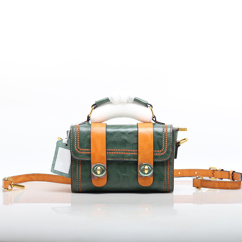 Premium Italian Leather Handbag with Top Handle - Women's Fashion Luxury Shoulder Bag for Work, Travel & Special Occasions