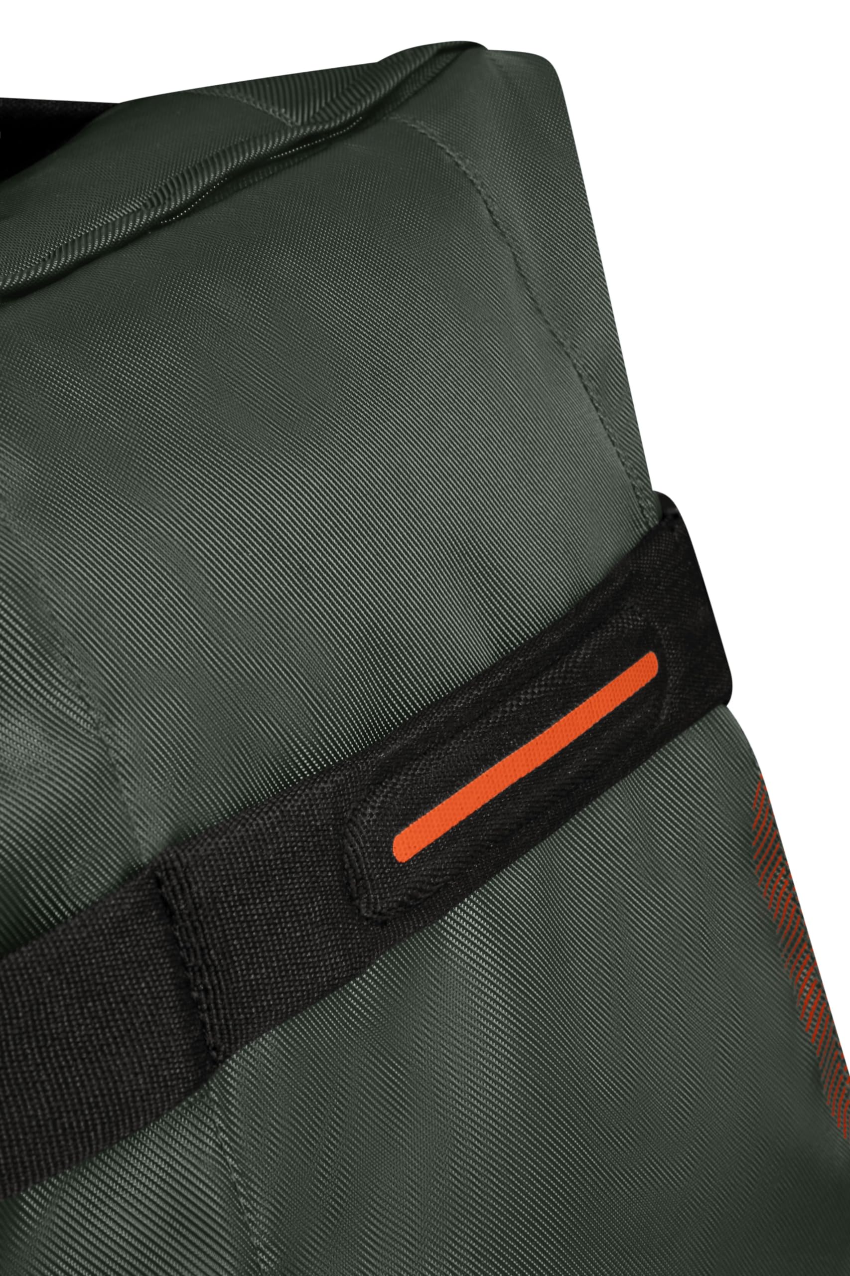 American Tourister Unisex Urban Track Travel Backpack - 55L (55cm) Dark Khaki Green Carry-On Luggage for Business Trips, College & Weekend Getaways