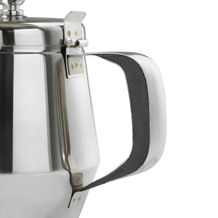 Premium Winco 20 Oz Stainless Steel Gooseneck Teapot for Pour Over Coffee & Loose Leaf Tea - Perfect for Home Brewing & Barista Use