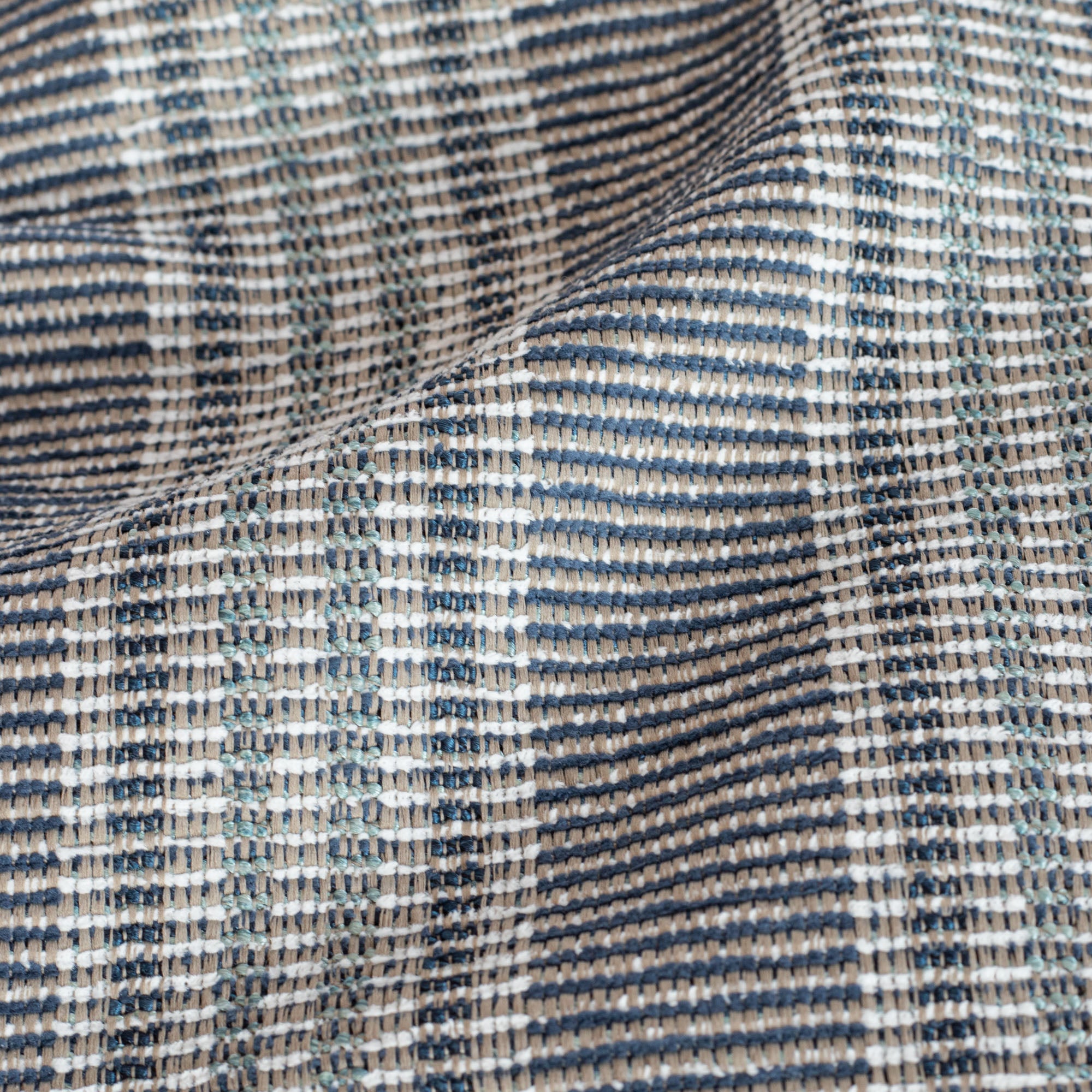 Sonoma Stripe InsideOut Fabric - Deep Sea Blue - Premium Upholstery Material for Sofas, Chairs & Home Decor | Perfect for DIY Projects & Furniture Restoration
