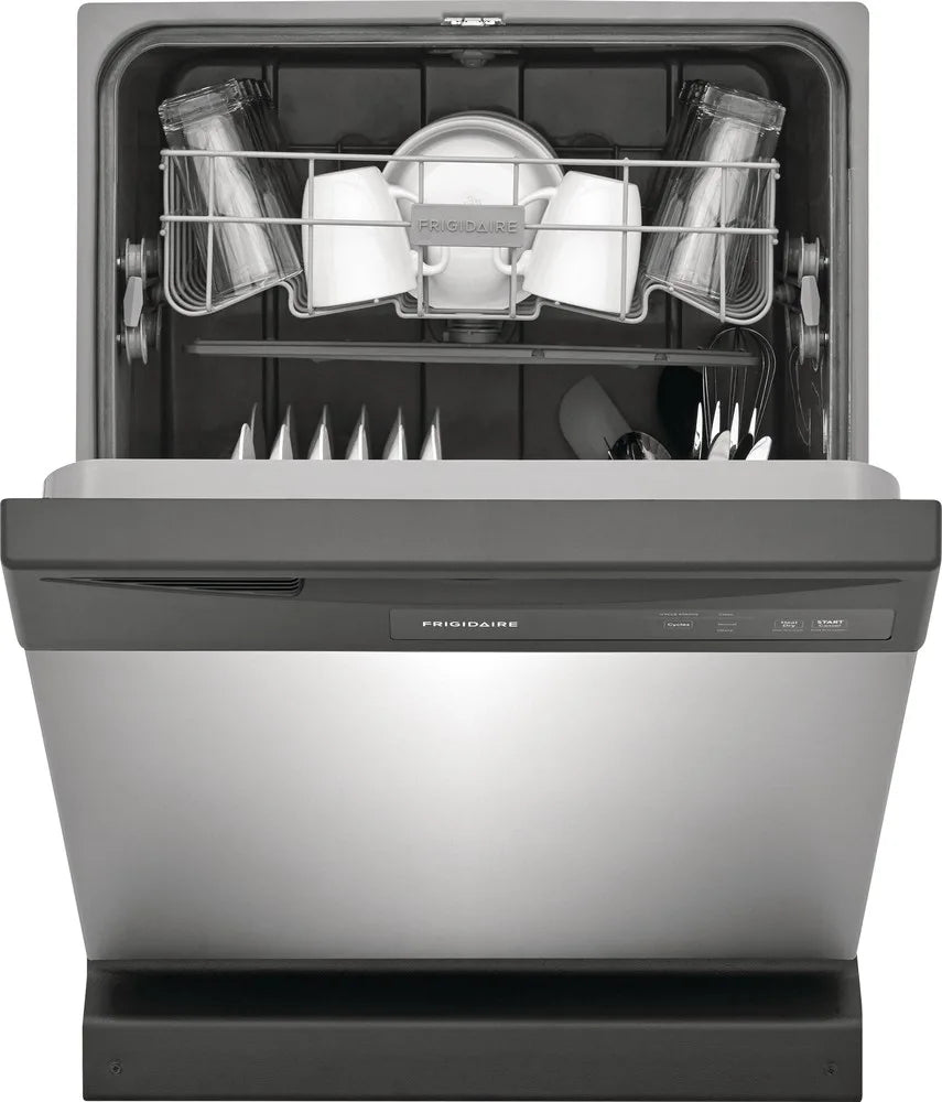 Frigidaire FDPC4221AS 24-Inch Built-In Dishwasher - Stainless Steel Finish | Energy Star Certified | Quiet Operation for Open-Concept Kitchens