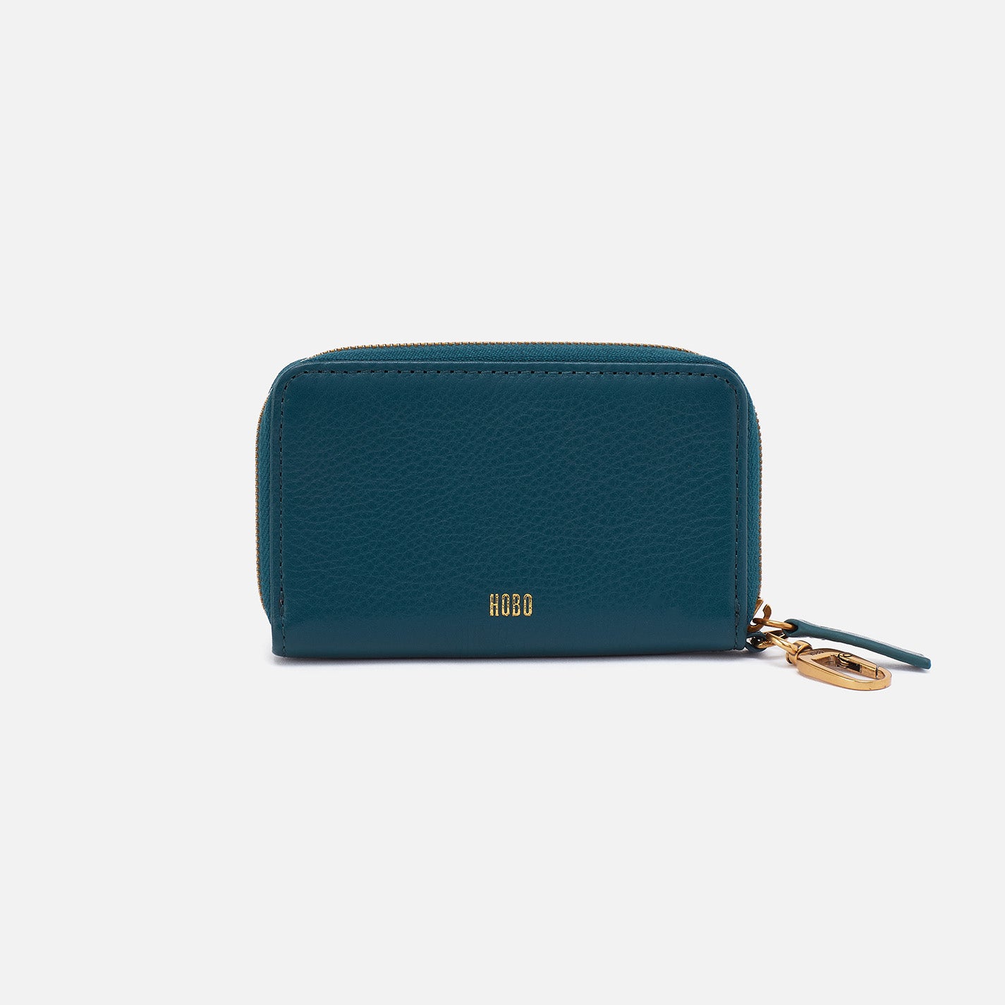 Pebbled Leather Move Clip Wallet in Midnight Teal - Slim RFID Blocking Minimalist Wallet for Men & Women - Perfect for Travel, Work, and Everyday Use
