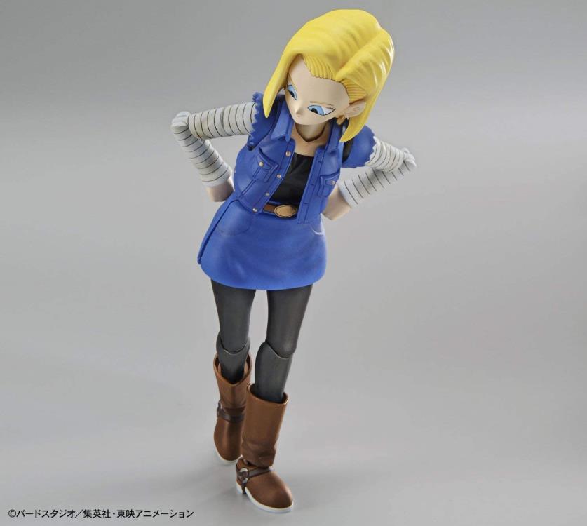 Figure Rise Standard Dragon Ball Z Android 18 Plastic Model Kit - Anime Action Figure for Collectors & Display | Perfect for DBZ Fans, Home Decor & Gift Giving