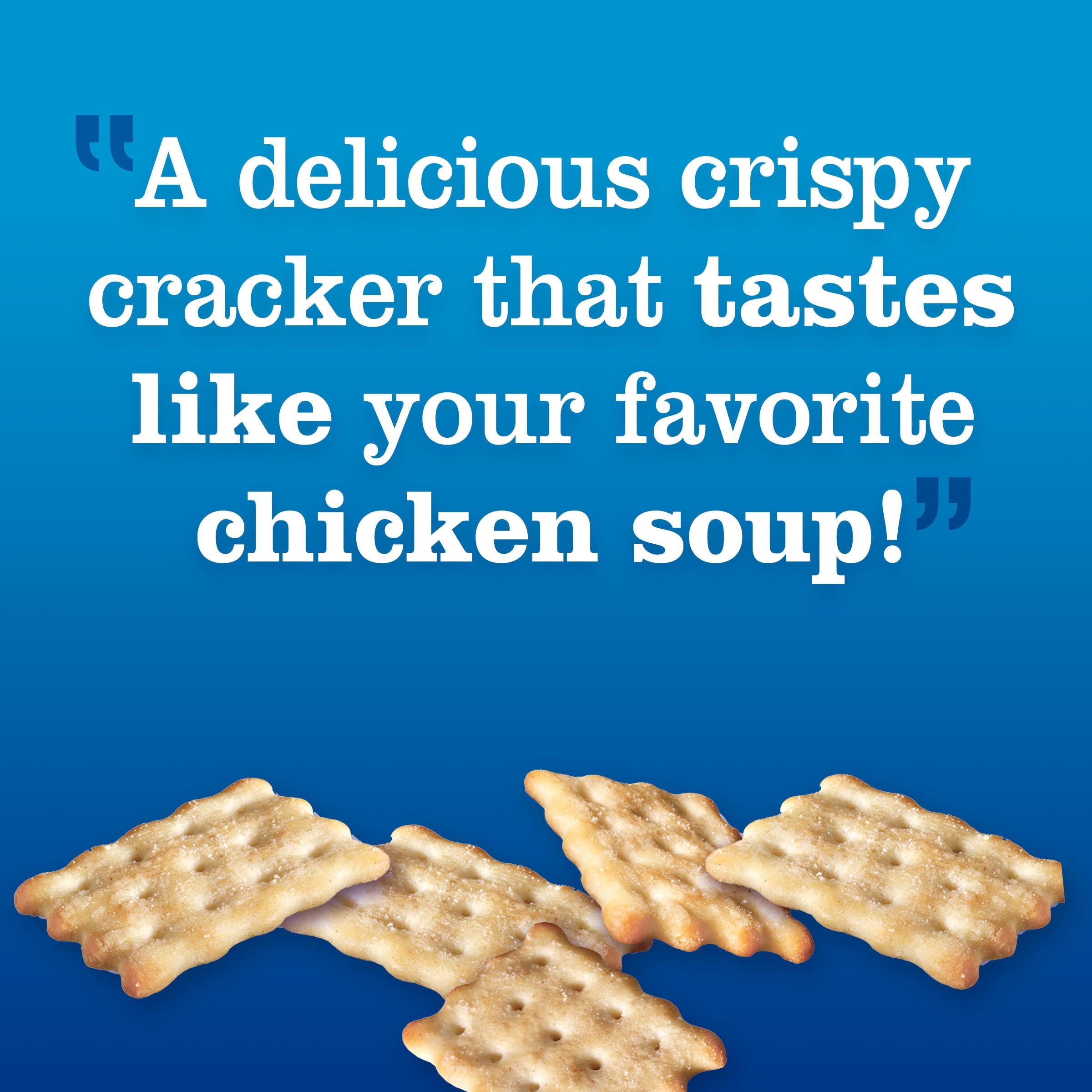 Original Chicken in a Biskit Baked Snack Crackers - 7.5 oz Box, Crunchy & Flavorful Lunch Snacks for Office, School & Road Trips | Perfect with Soups, Dips & Cheese Platters