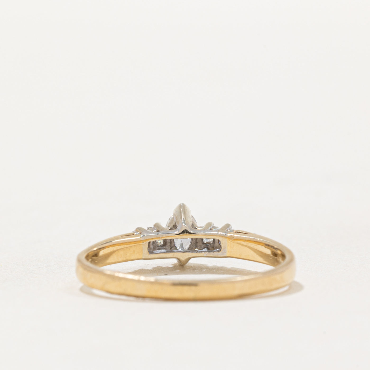 0.25ctw Marquise Cut Diamond Engagement Ring - Size 6.75 - Elegant Wedding Band for Women - Perfect for Proposals, Anniversaries & Special Occasions