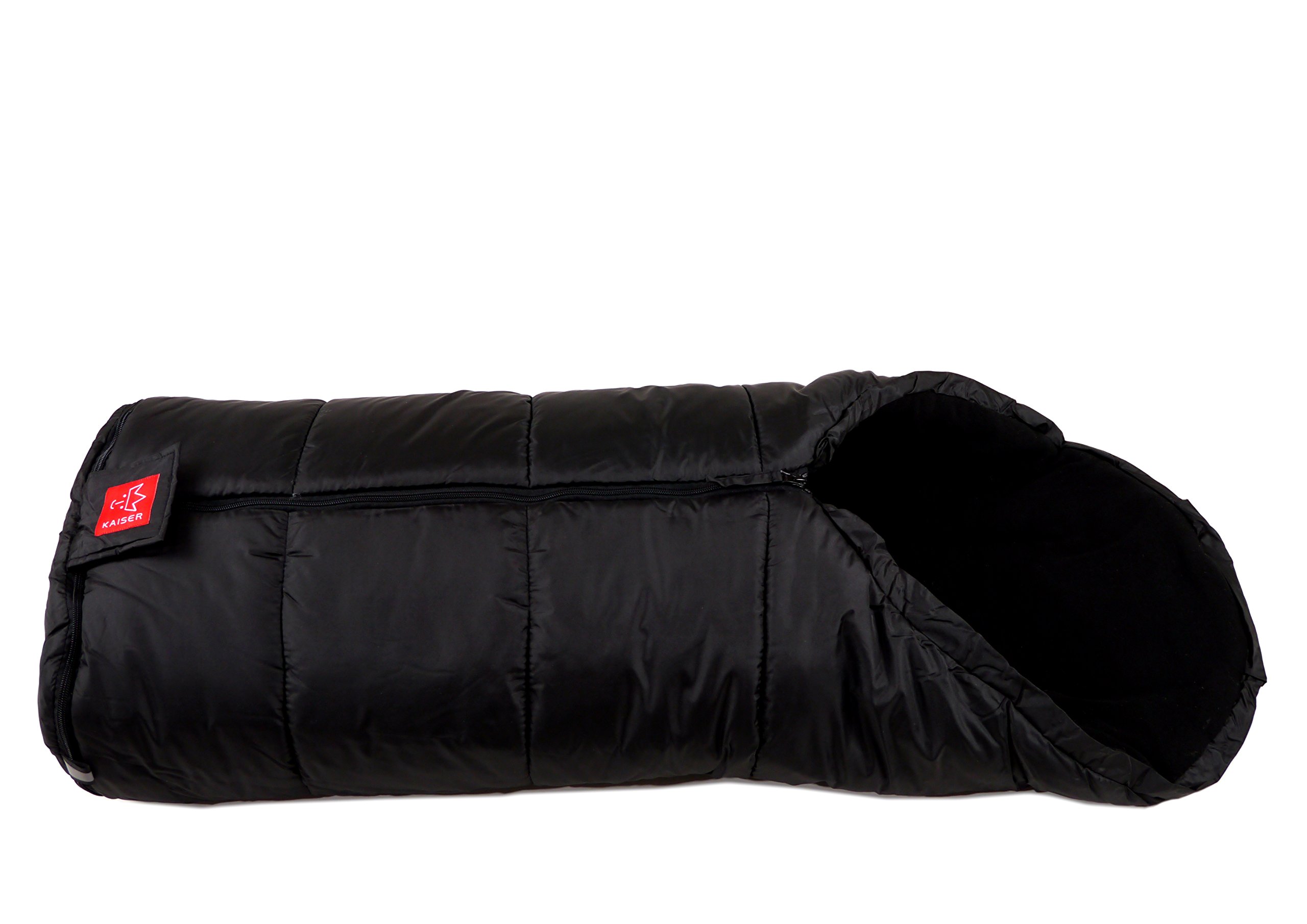 KAISER Stroller Foot Muff Thermo - Winter Baby Stroller Cover, Warm & Cozy Footmuff for Strollers (Black) - Perfect for Cold Weather Walks & Outdoor Adventures with Your Baby