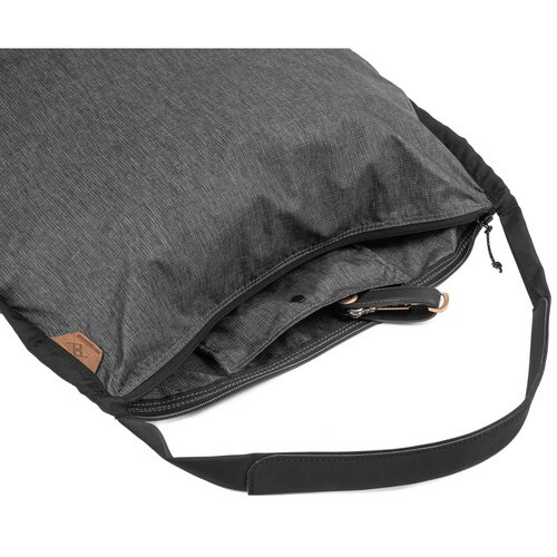 Peak Design Packable Tote Bag - Lightweight & Water-Resistant Travel Tote for Women & Men - Perfect for Beach, Gym, Shopping & Daily Commute - Charcoal Gray