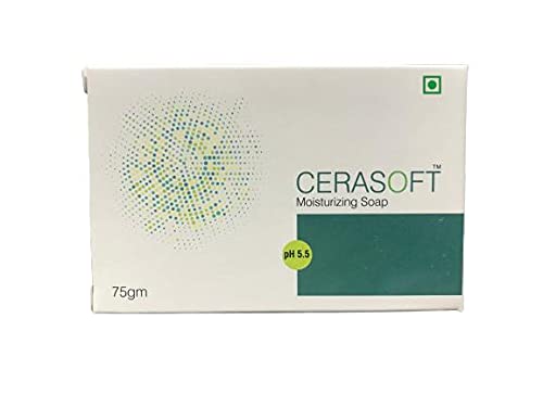 CERASOFT Moisturizing Soap 75g - Hydrating & Nourishing Bar Soap for Dry Skin - Gentle Cleansing for Face & Body - Perfect for Daily Skincare Routine & Sensitive Skin Care