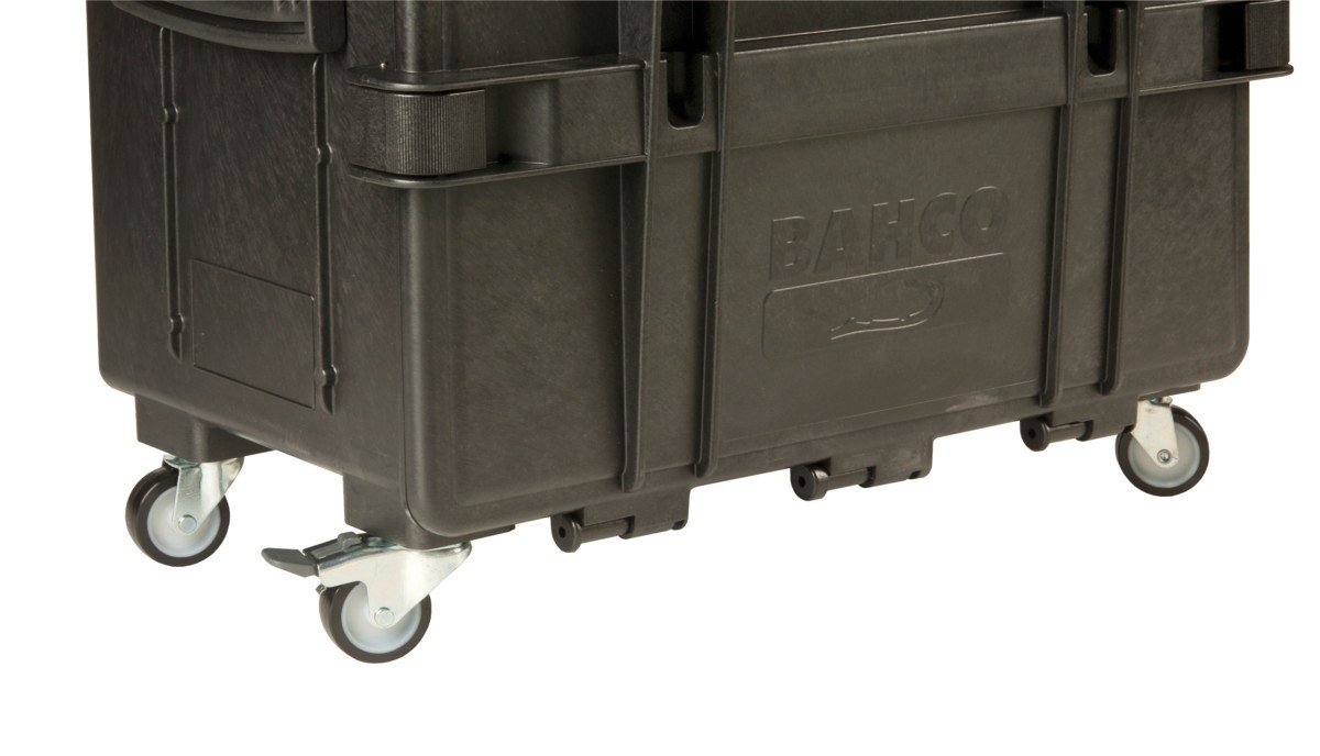 Bahco 4-Pivot Wheels 4750RCWD - Heavy Duty Swivel Casters for Industrial Equipment, Carts & Workbenches - Smooth Rolling & Durable Mobility Solution