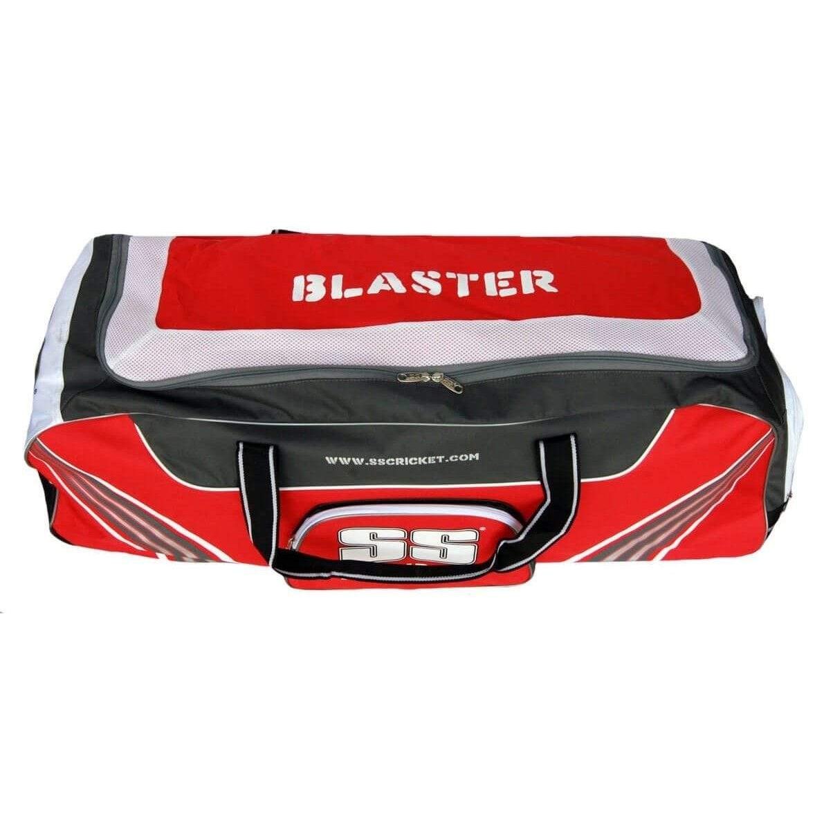 SS Ton Blaster Wheelie Red Cricket Kit Bag - Premium Cricket Equipment Storage for Practice & Matches | Durable Sports Gear for Players & Teams