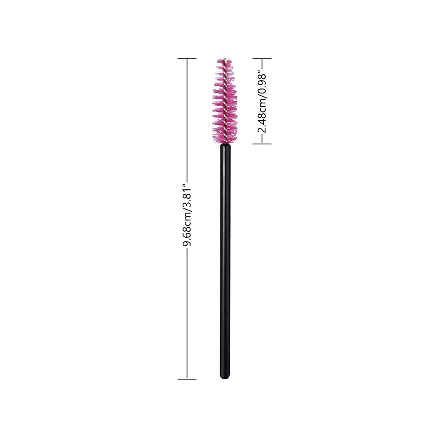 RED SQUARE Disposable Mascara Brushes - 30 Pack of Eyelash Extension Wands, Eyebrow & Makeup Applicator Tools | Perfect for Professional Salons, DIY Lash Extensions & Home Beauty Care