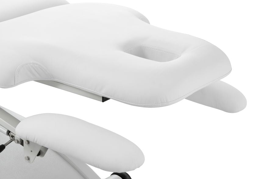 Silverfox 3 Motors Professional Electric Massage Bed 2241C White - Full Body Massage for Home, Spa & Physical Therapy