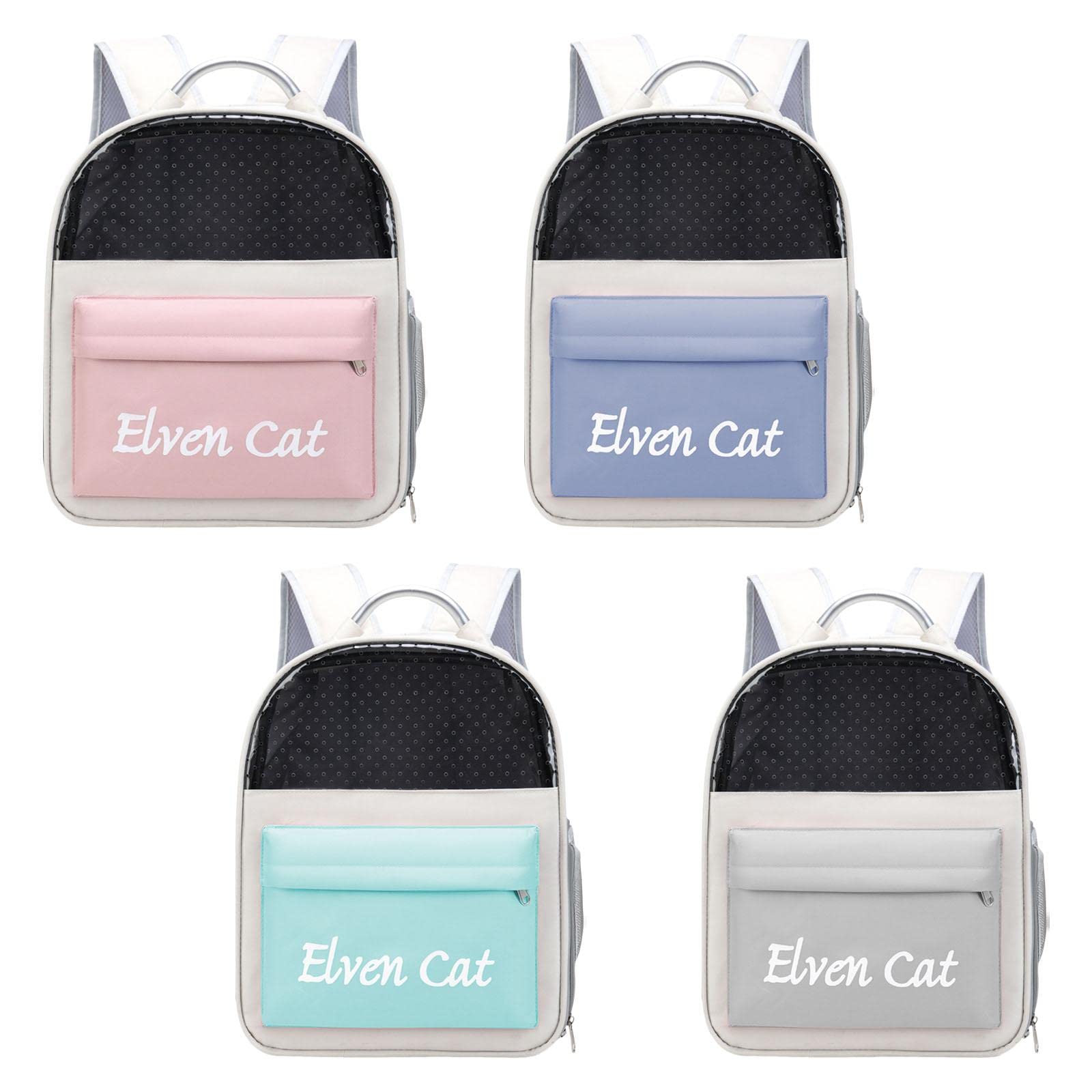 Enakshi Breathable Mesh Handbag for Small Dogs & Pets - Large Ventilated Travel Carrier, Hiking Tote in Pink | Pet Supplies, Dog Carrier for Outdoor Adventures & Daily Walks