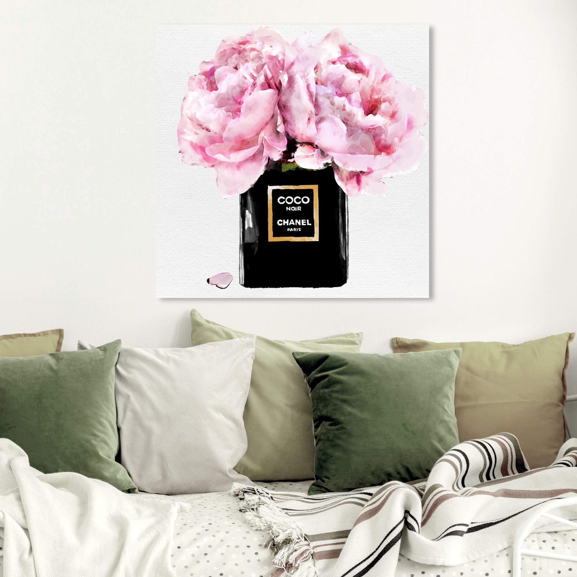 Oliver Gal Artist Co. 'Dawn Bouquet Spring' Fashion Glam Wall Art Canvas Prints - Perfect for Living Room, Bedroom & Office Decor