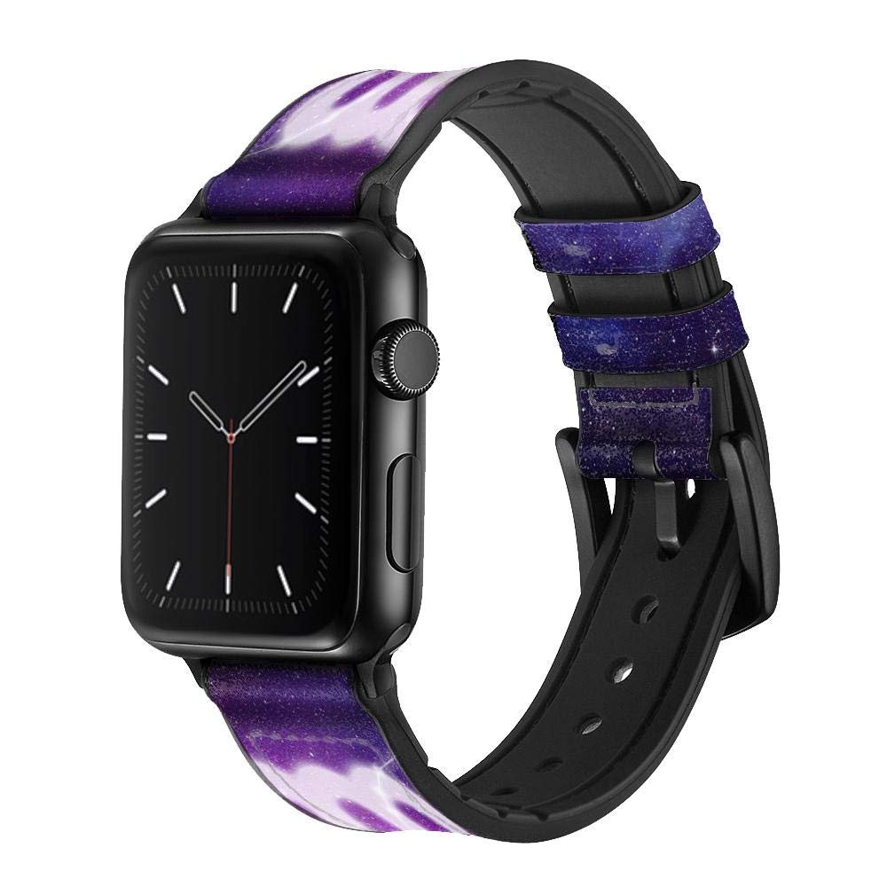 Scorpio Zodiac Leather & Silicone Smart Watch Band for Apple Watch Series 38mm/40mm/41mm - Stylish Replacement Strap for iWatch - Perfect for Daily Wear, Workouts & Fashion Accessories