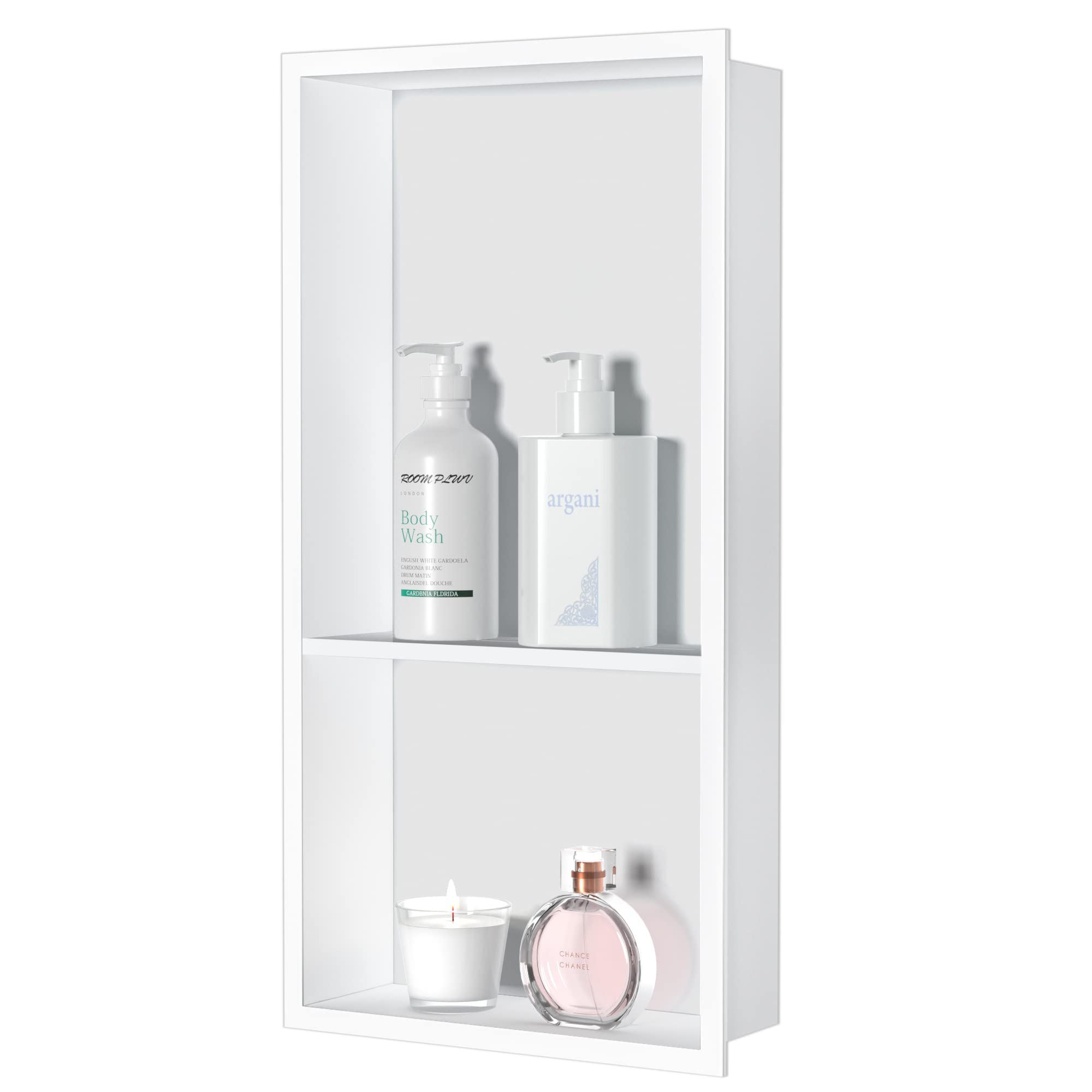 Stainless Steel Shower Niche No Tile Needed - 25.1