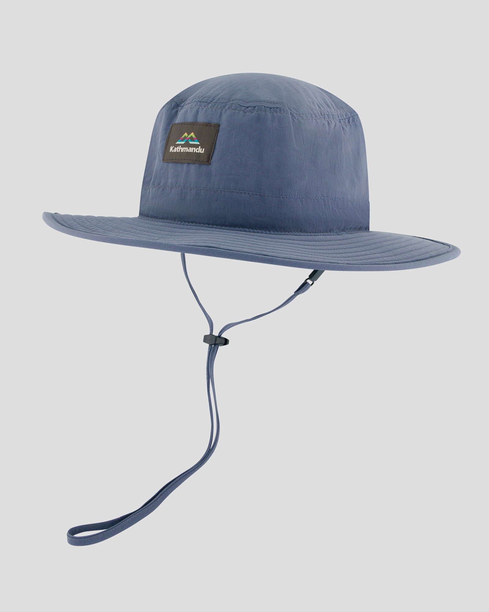 Kids' UPF 50+ Sun Protection Wide Brim Hat - Light Navy Blue for Outdoor Play, Beach & Summer Activities