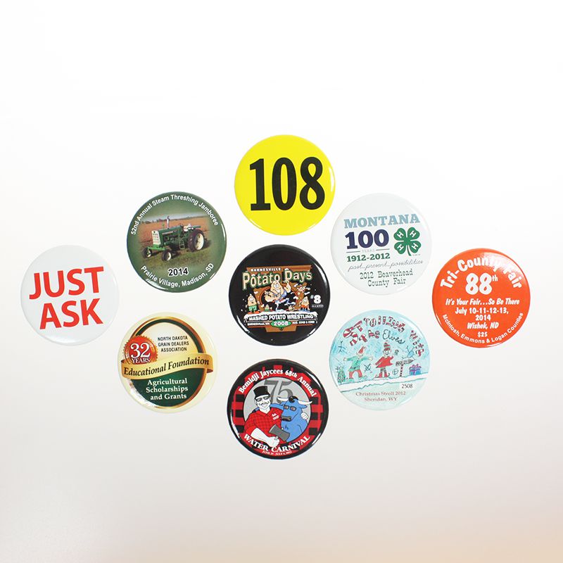 Custom Round #5 Promotional Buttons - Bulk Pinback Buttons for Events, Campaigns & Fundraisers - Perfect for Branding, Marketing & Political Campaigns