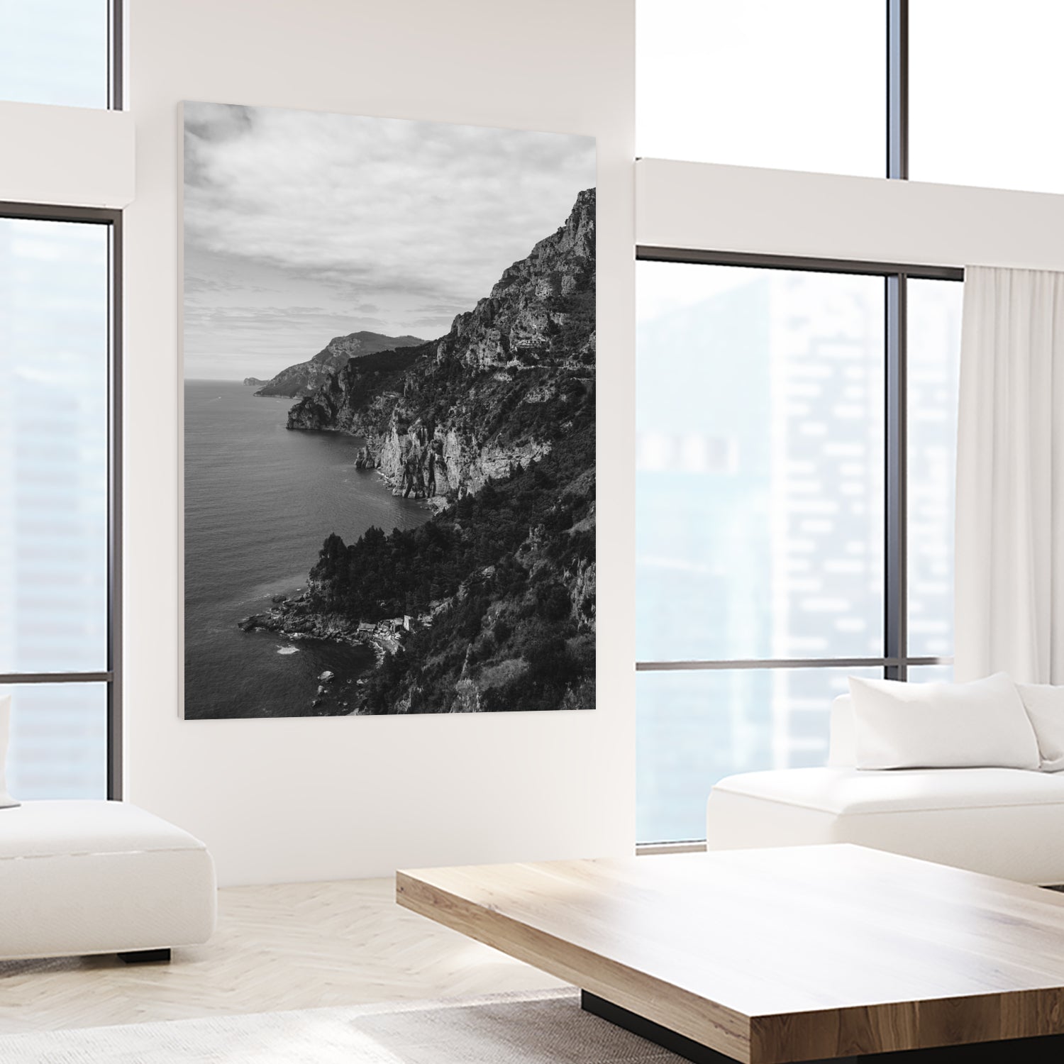 Amalfi Coast II - Stunning Italian Landscape Wall Art Print for Home & Office Decor | Perfect for Living Room, Bedroom, or Gift