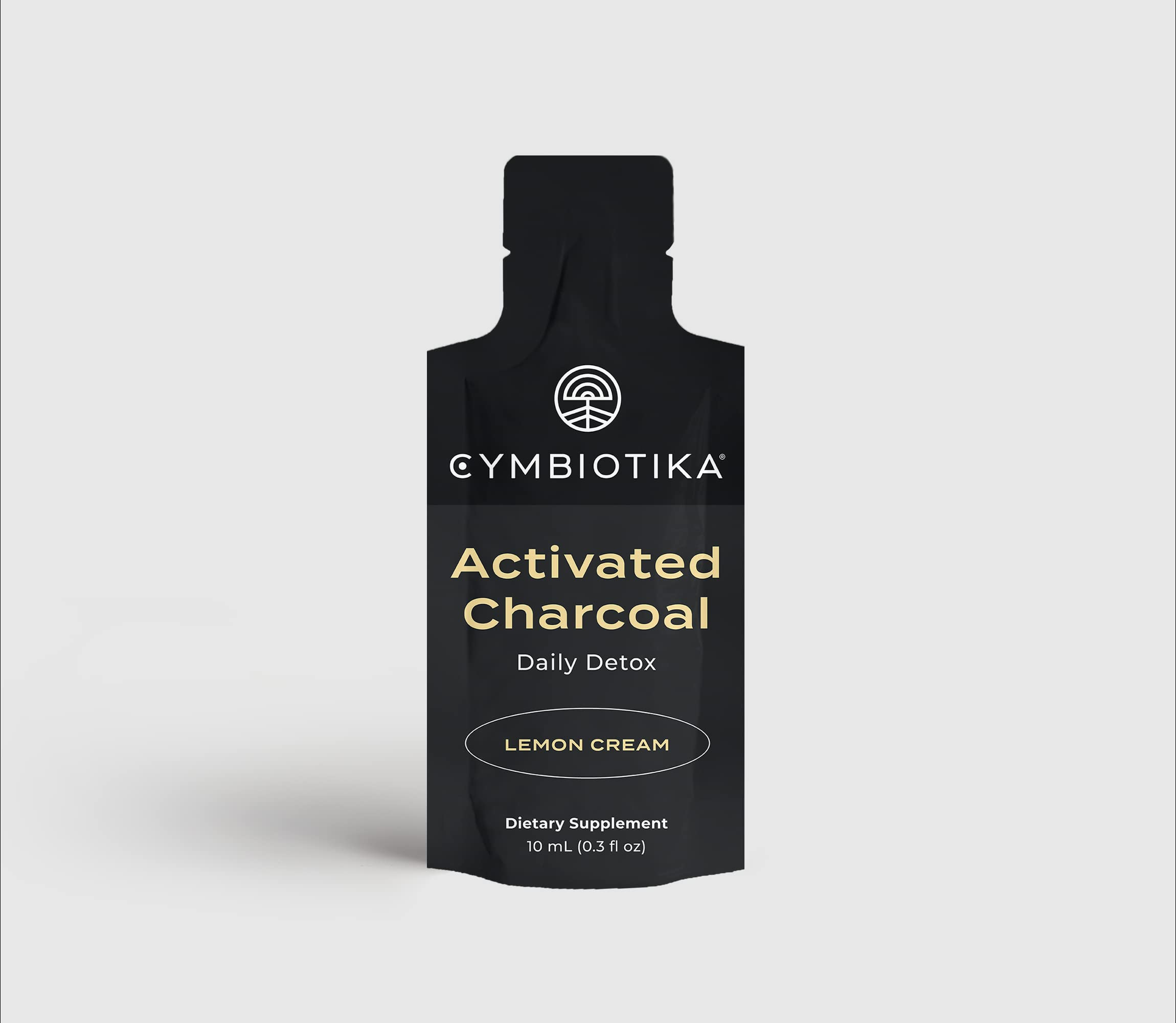 CYMBIOTIKA Super Greens & Activated Charcoal Liquid Supplement - Gut Health Support for Digestion, Bloating Relief, Detox & Immune Boost | Energy Drink for Daily Wellness & Active Lifestyle