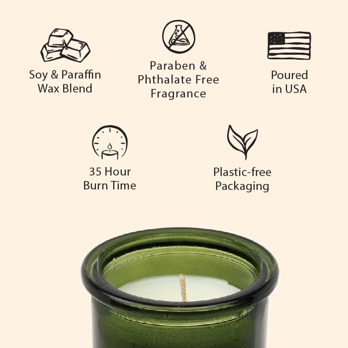 Northern Lights Candles - Aromatherapy Spirit Jar Candles in Mistletoe Martini Scent - 52609 - Perfect for Relaxation, Meditation & Holiday Decor