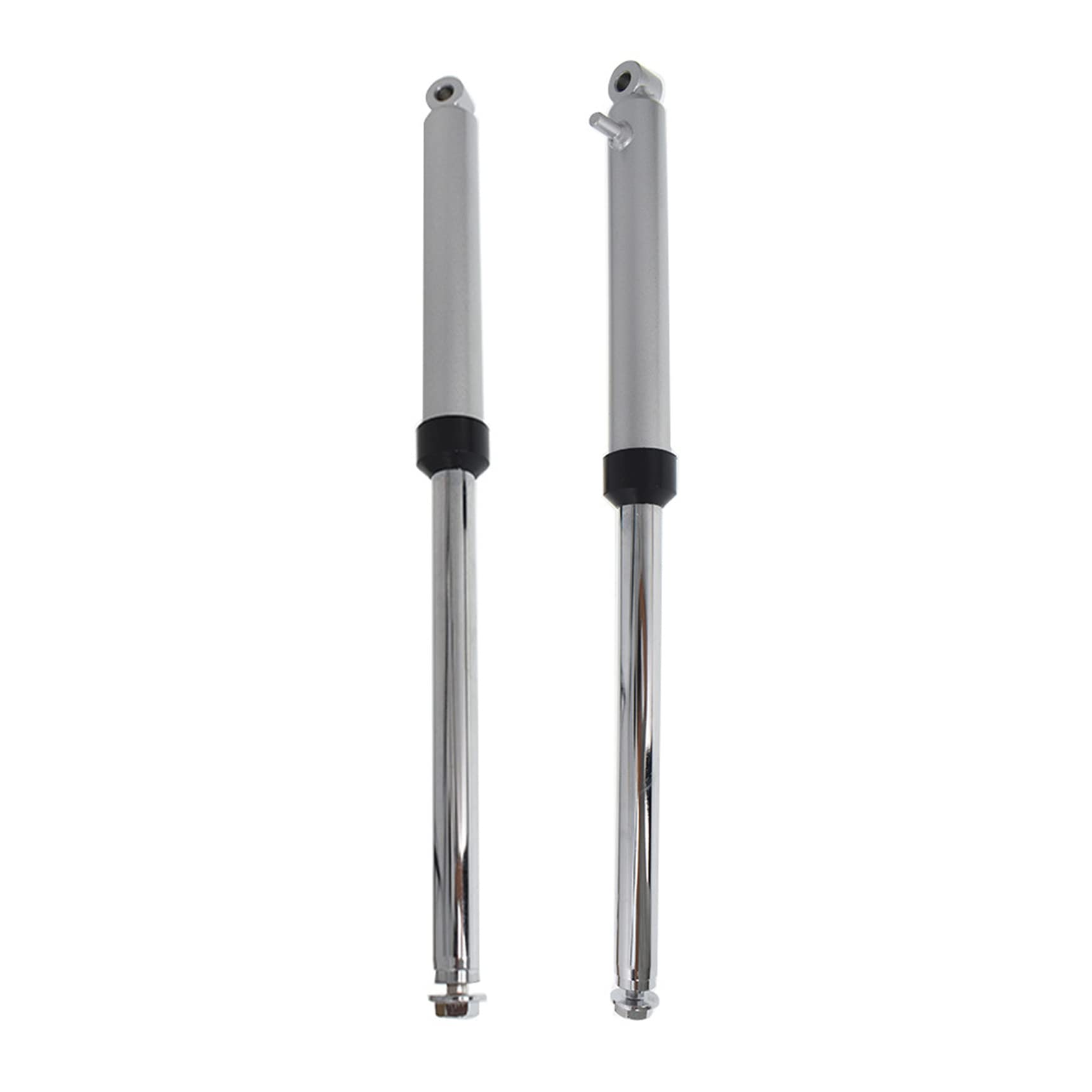 Yamaha PW50 PW Peewee 50 Motorcycle Front Fork Shocks Suspension 480mm Replacement - Silver | Dirt Bike & Kids Off-Road Riding Accessories