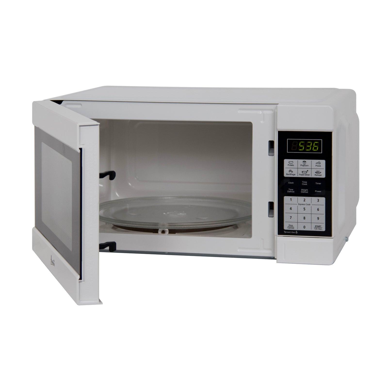 Avanti MT113K0W 1.1 Cu. Ft. Compact Countertop Microwave Oven - Perfect for Small Kitchens, Dorms & Office Spaces
