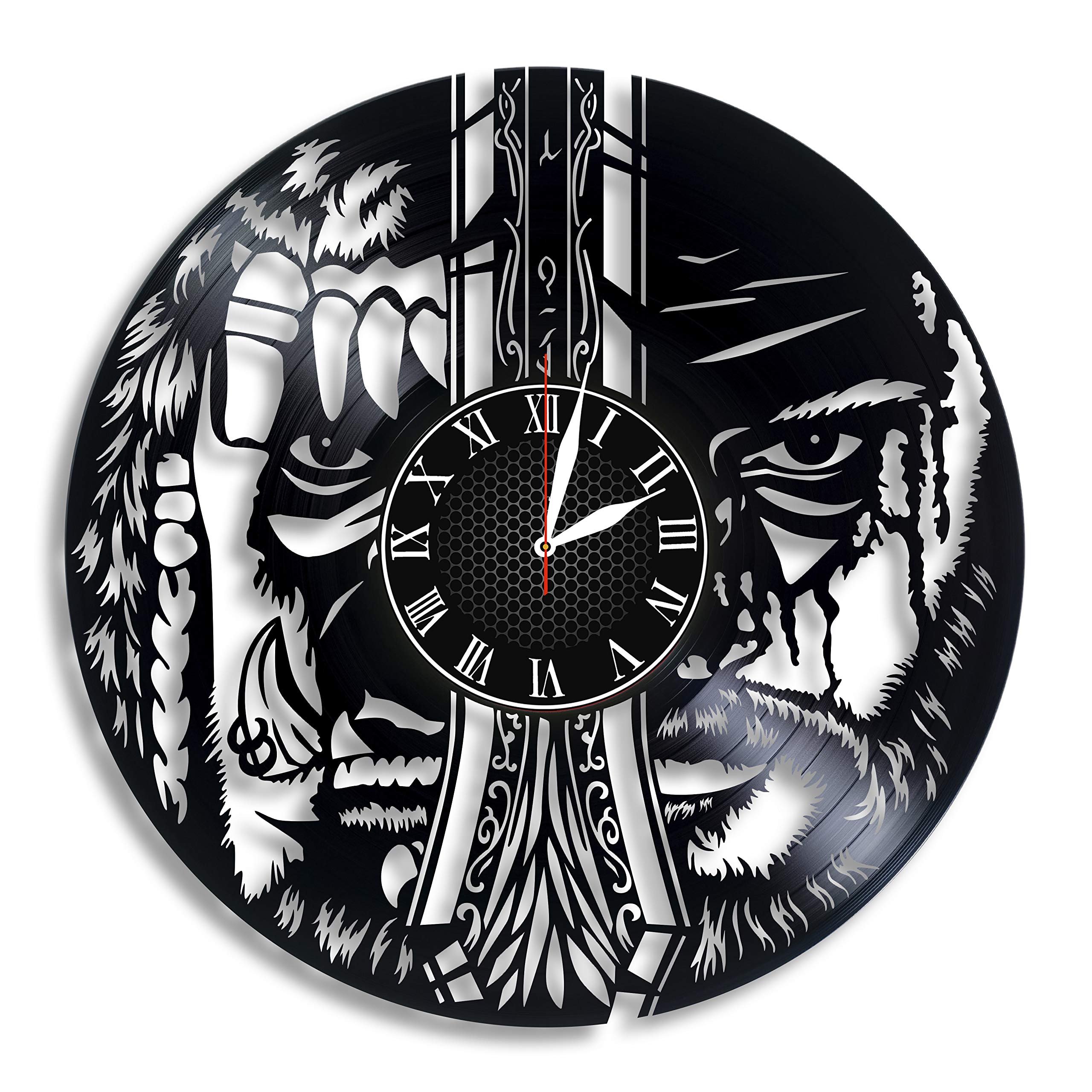 Handmade World of Warcraft Vinyl Wall Clock - Unique Gamer Art Decor for Bedroom, Living Room, Kids Room & Nursery - Perfect Birthday Gift for Men & Women | Gaming Room Decor, Geek Home Accessories