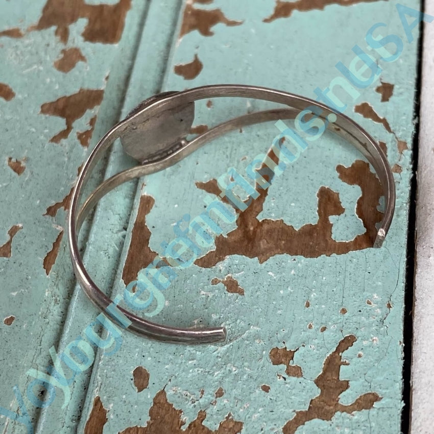 Authentic Tiny Navajo Turquoise Baby Bracelet - Sterling Silver Handmade Jewelry for Newborns, Christening & Special Occasions