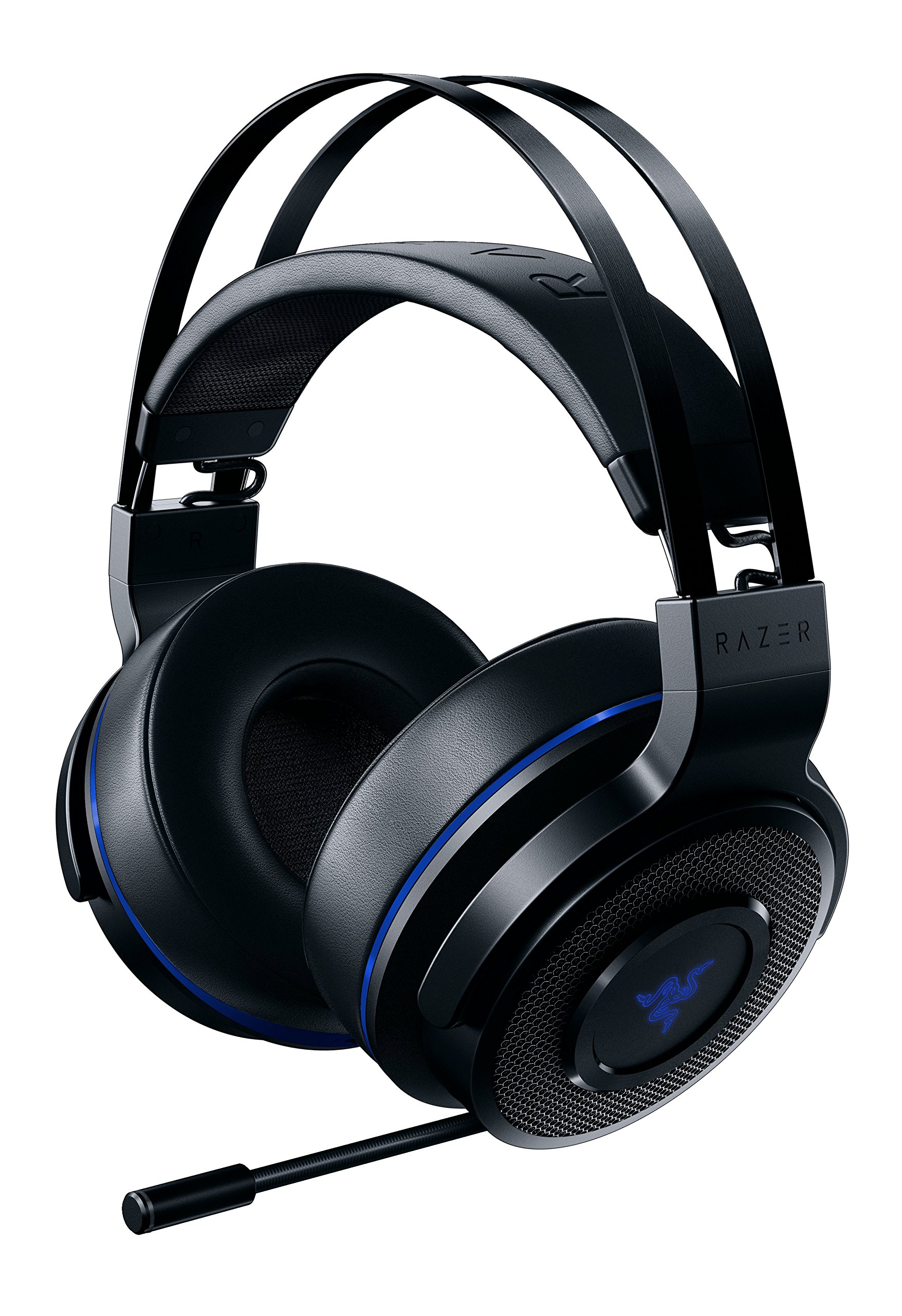 Razer Thresher 7.1 Wireless Gaming Headset for PS4 - Surround Sound, Noise Cancelling Mic, Comfortable Ear Cushions (Model RZ04-02230100-R3M1) | Perfect for Competitive Gaming, Streaming & Long Play Sessions