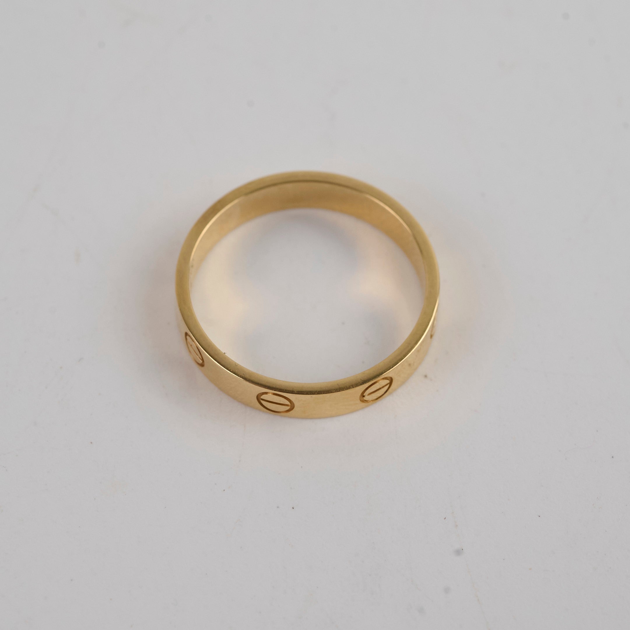 Cartier Love Ring 18K Yellow Gold Size 55 - Luxury Wedding Band for Women, Perfect for Engagement, Anniversary & Romantic Gifts