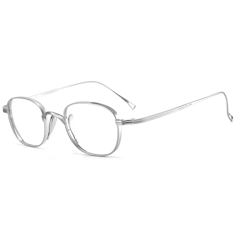 Bclear Unisex Full Rim Oval Titanium Eyeglasses 1019 - Lightweight Durable Frame for Men & Women - Perfect for Reading, Work & Daily Wear