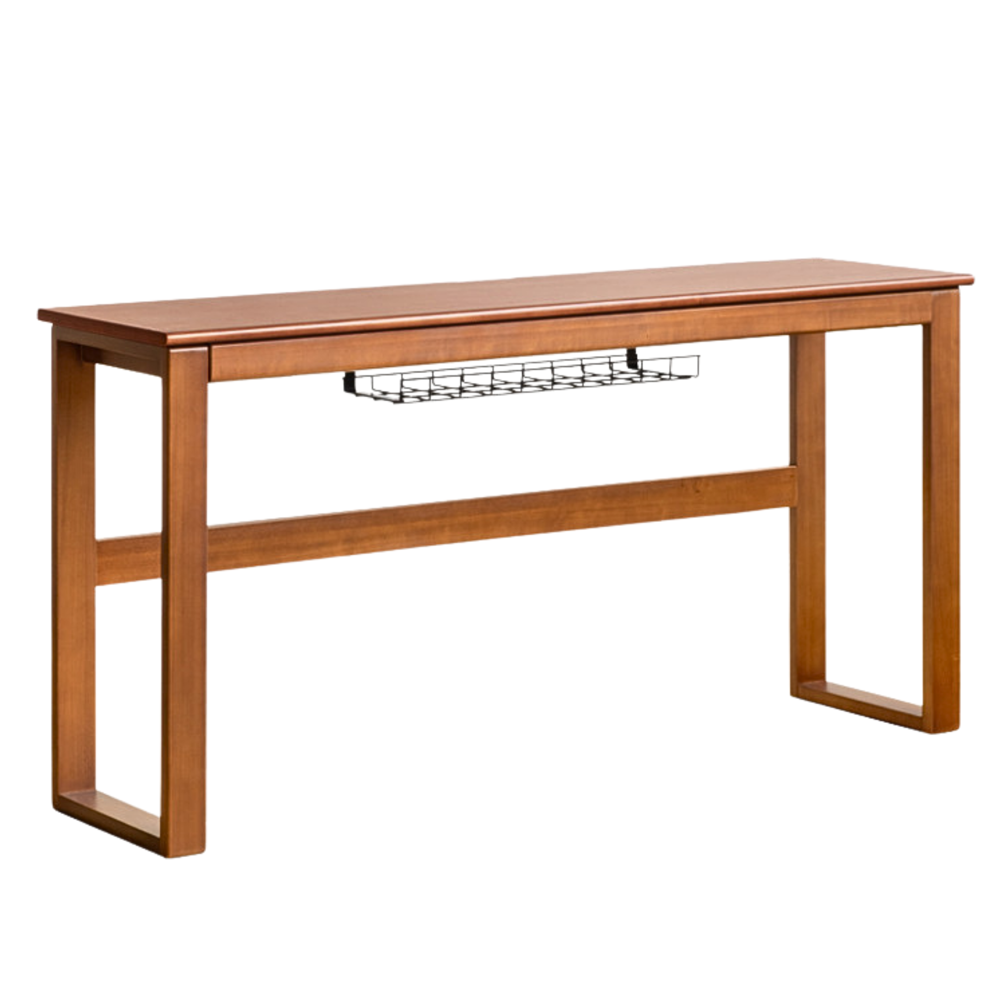 55.1x15.8x29.5nch / 140x40x75сm / Teak color / Poplar desk