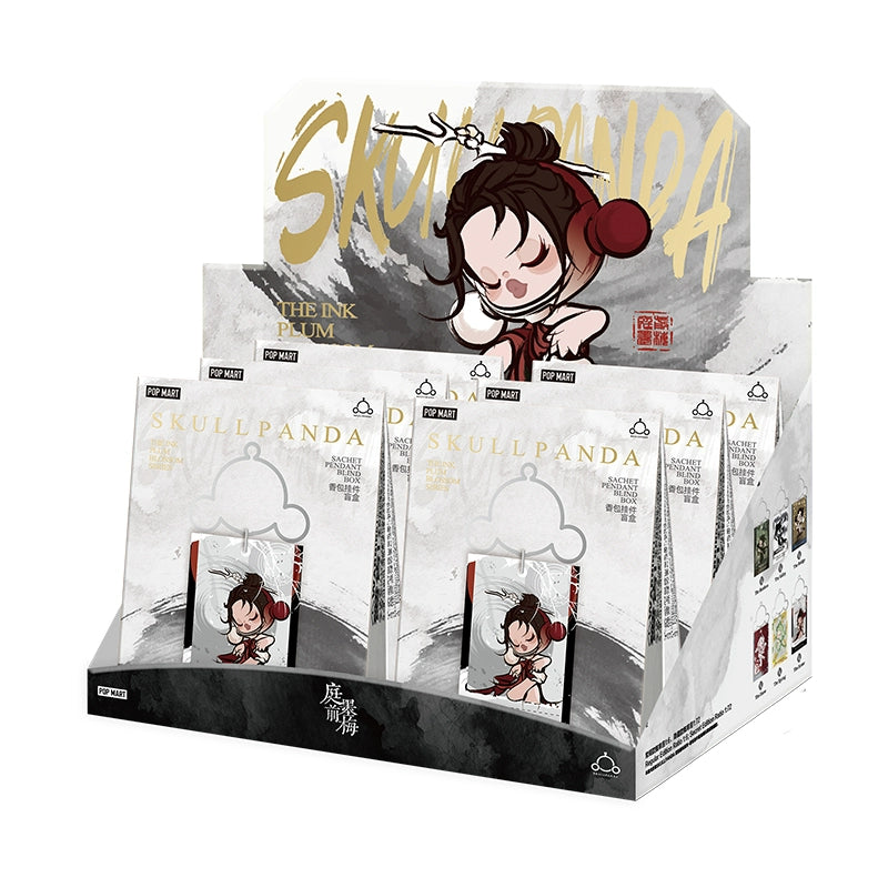 SKULLPANDA The Ink Plum Blossom Series Scented Sachet Pendant Blind Box Collectible - Perfect for Anime Fans, Gift Giving & Home Decor