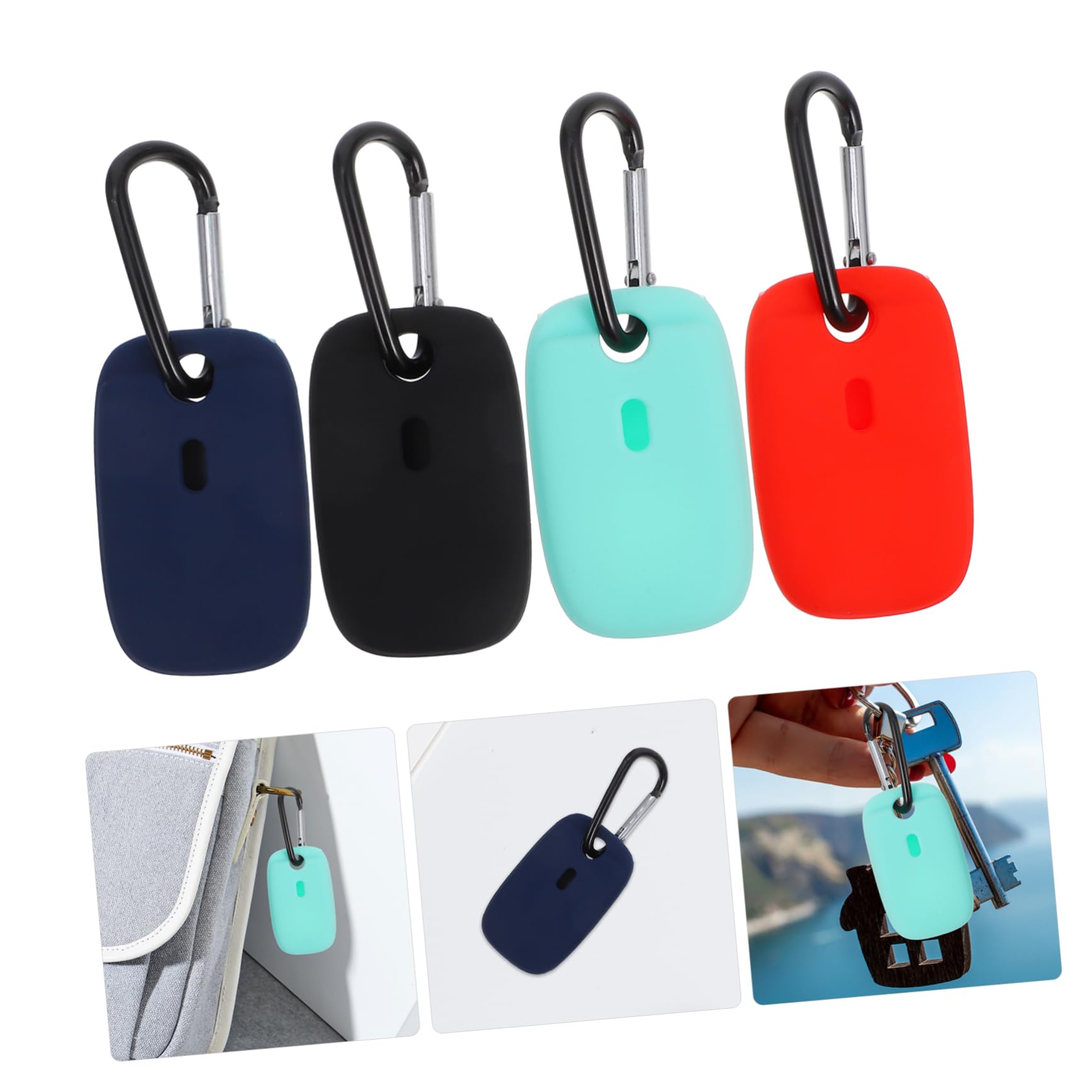 Housoutil 16-Piece Tile Pro Mini Tracker Case Set - Waterproof Bluetooth Tracker Cover for Tile Mate/Tile Pro/Tile Slim - Perfect for Keys, Wallets, Luggage & Pet Tracking