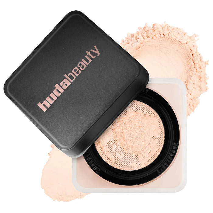 Huda Beauty Easy Bake Loose Baking & Setting Powder - Oil Control & Pore Minimizing Makeup for Flawless Finish | Perfect for Baking, Setting & Long-Lasting Matte Look