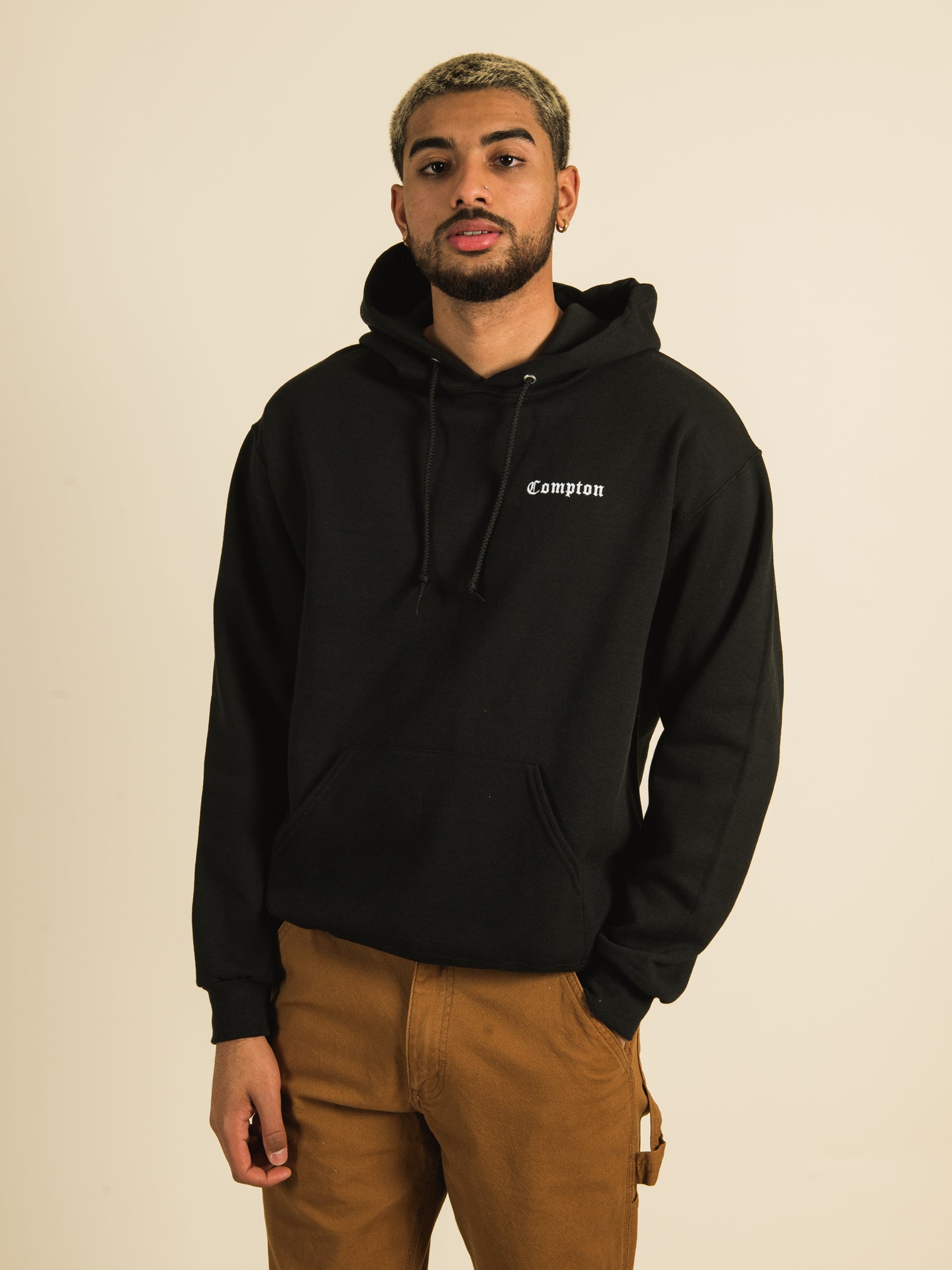 COMPTON EMD HOODIE - Stylish & Comfortable Men's Pullover Hooded Sweatshirt for Casual Wear & Street Fashion | Perfect for Everyday Outfits, Gym, and Outdoor Activities