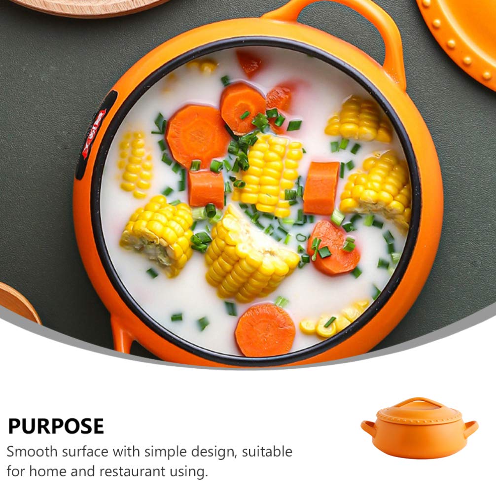 1pc Ceramic Casserole Pot - Non-Stick Korean Style Earthenware Soup Pot for Stewing & Cooking | Perfect for Home Kitchen, Soup Making, and Korean-Style Meals